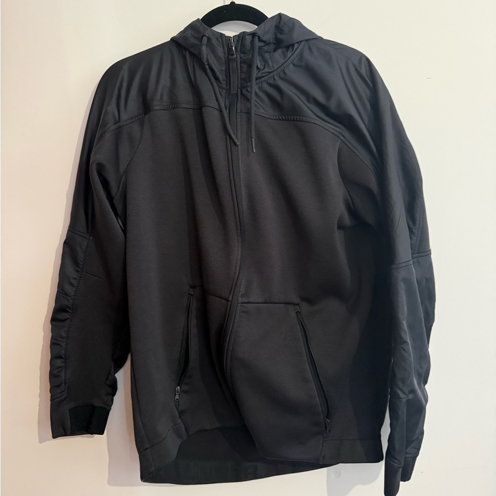Under Armour Black Hooded Swacket